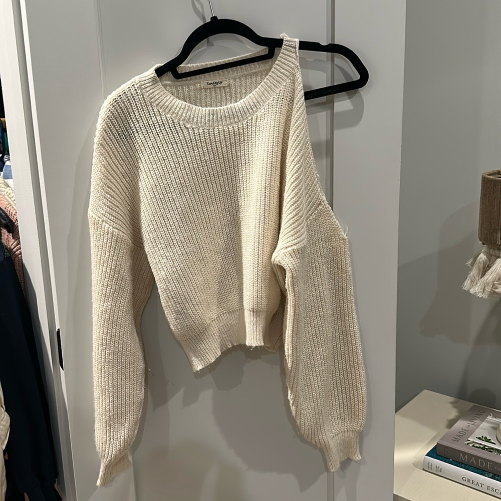 Cream Knit Sweater